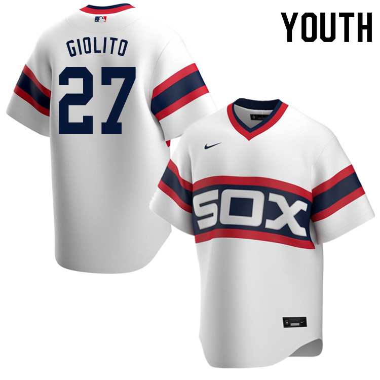 Nike Youth #27 Lucas Giolito Chicago White Sox Baseball Jerseys Sale-White